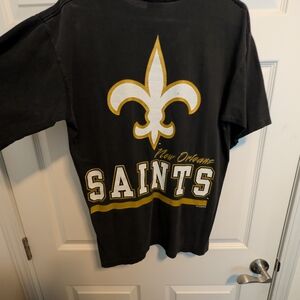 New Orleans Saints Black Graphic Tee - Fleur-de-lis